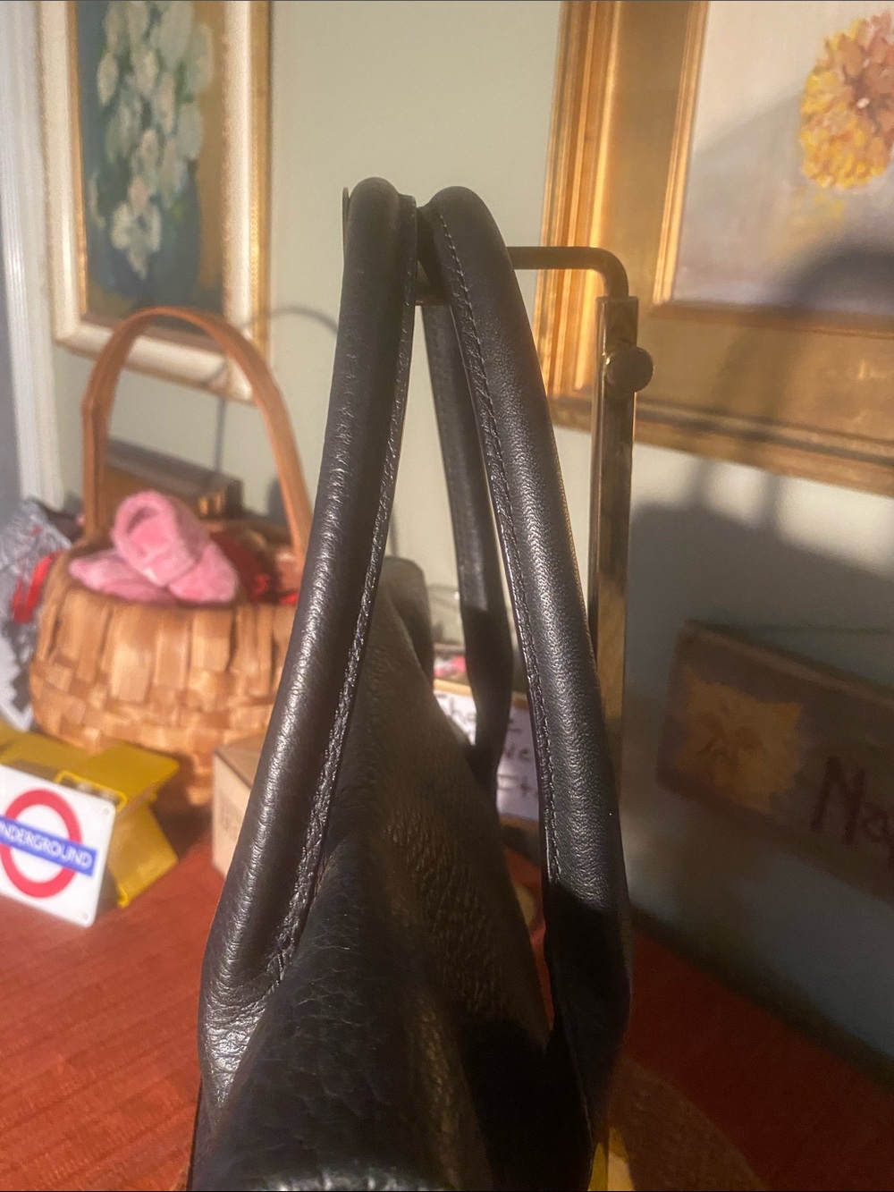Kate Spade Southport Avenue Carmen Black Pebbled Leather Satchel - Picture 5 of 14